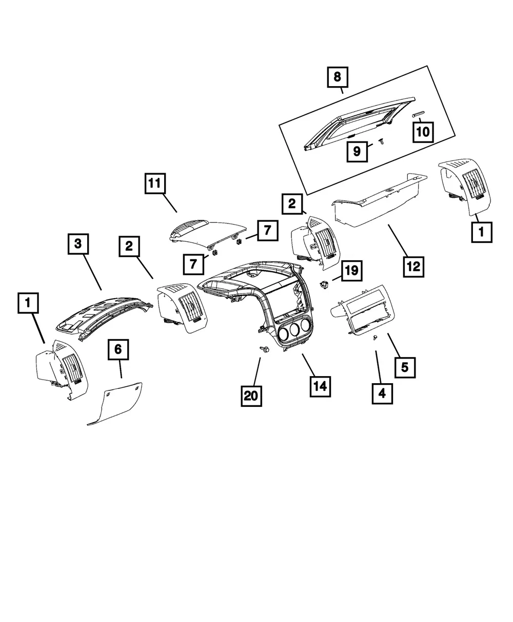 Door Hinge Pin - Mopar (68169359AA) - view 3