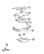 Load Floor Hinge - Mopar (68170563AA) - view 18