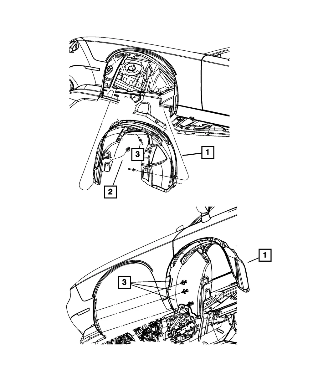 Splash Shield, Left - Mopar (68175061ah) - view 7