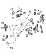 Inside Handle Cable - Mopar (68185972AC) - view 14
