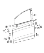 Front Door, Left - Mopar (68186767AL) - view 12