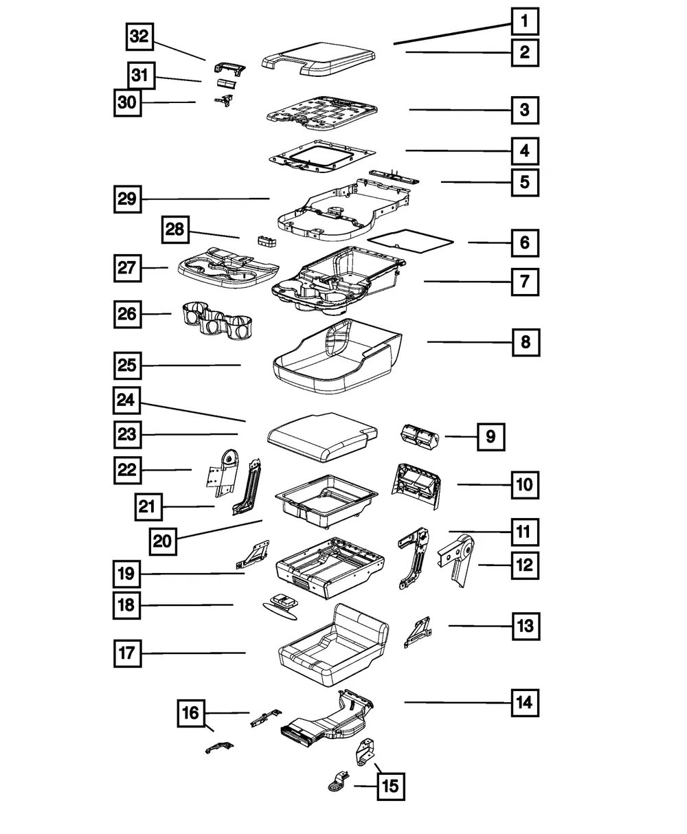 Seat Back Hinge - Mopar (68202533AA) - view 7