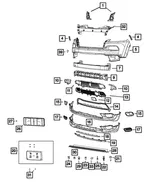 Lower Grille - Mopar (68203216AA) - view 18