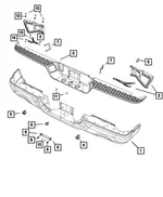 Step Bumper - Mopar (68207290AA) - view 18