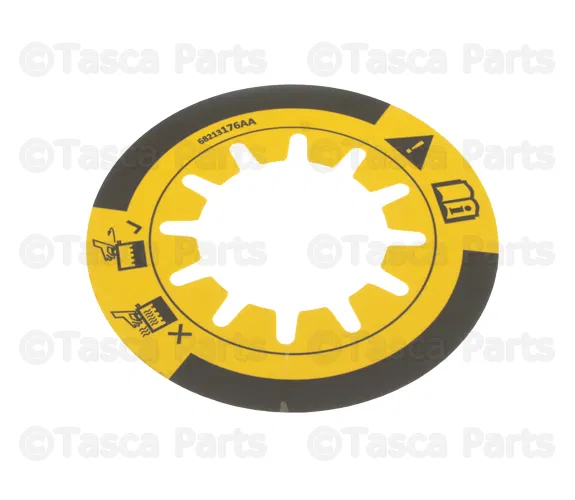 Coolant System Cap Label - Mopar (68213176AA)