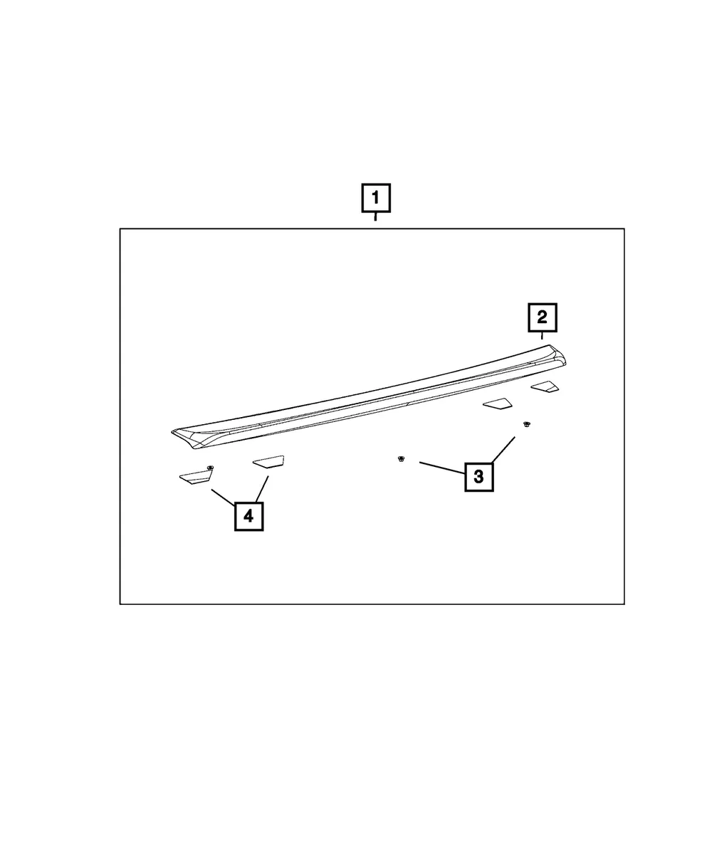 Spoiler Seal - Mopar (68213235aa)