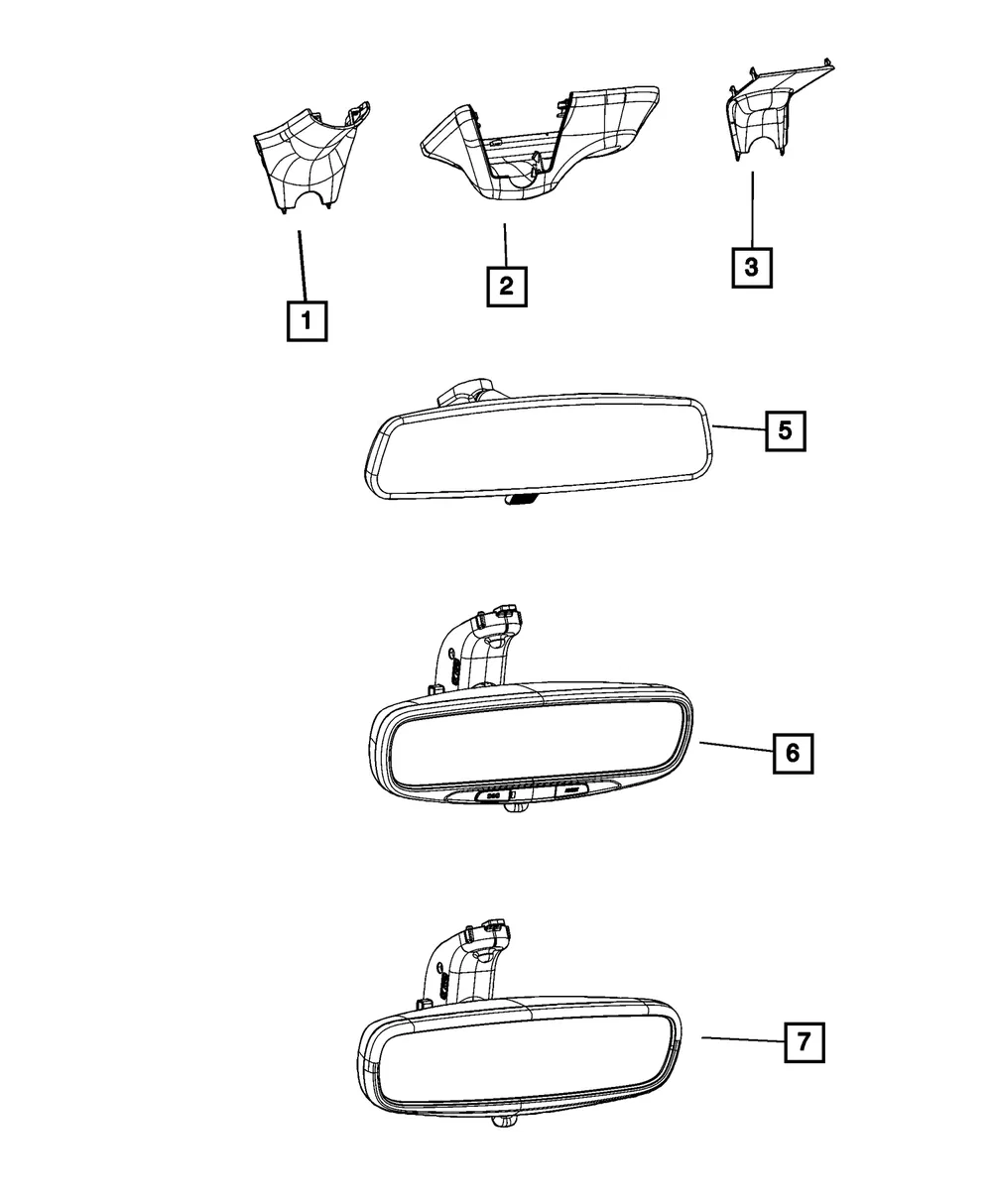 Mirror Cover - Mopar (68213403aa) - view 3