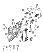 Latch Bracket - Driver's Side (LH) - Mopar (68227429AA) - view 11