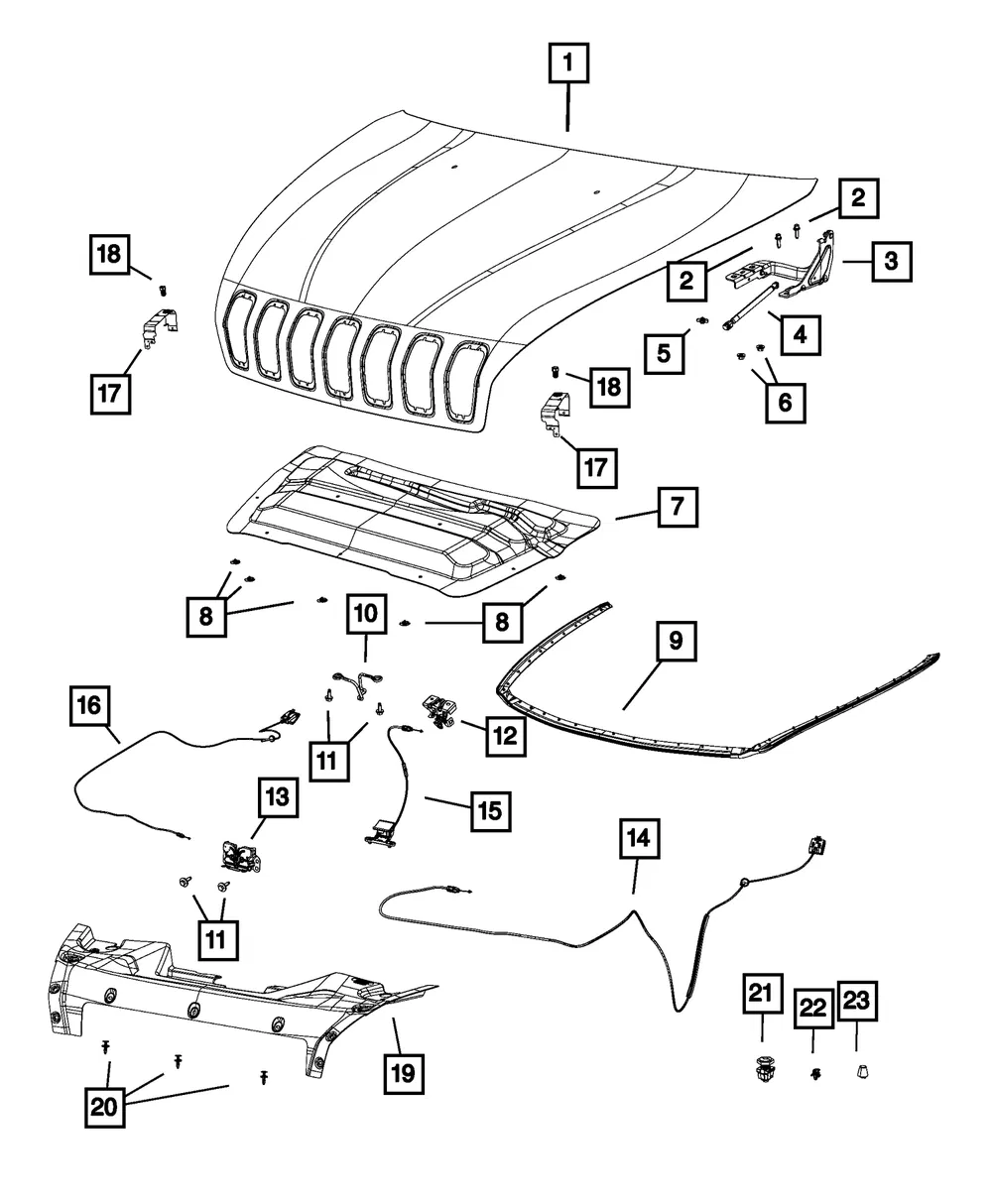 Stop Bumper - Passenger Side (RH) - Mopar (68227536AB) - view 5