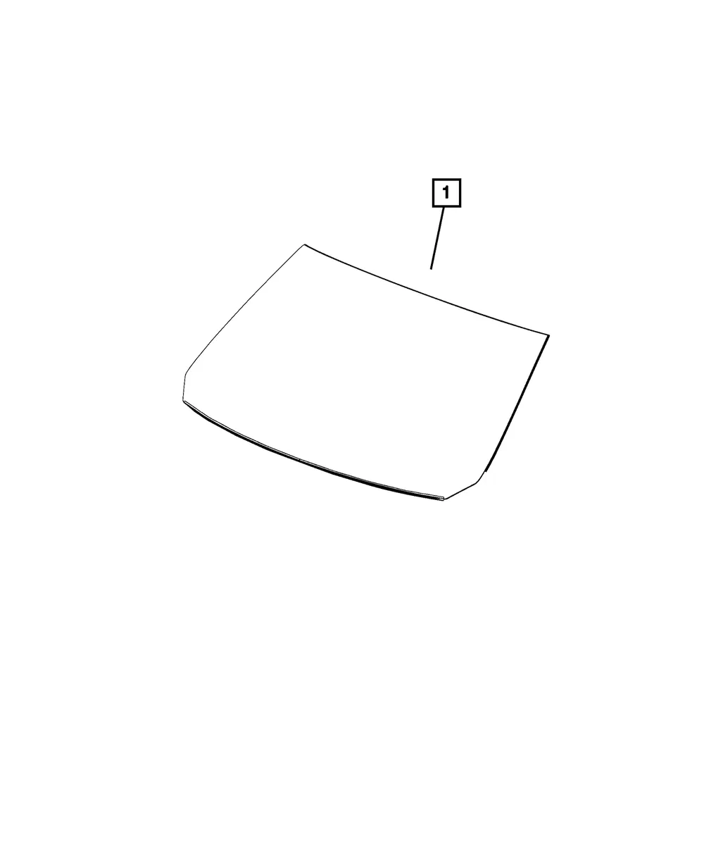 Windshield - Mopar (68227735ag)