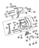 Splash Shield, Left - Mopar (68228451AE) - view 16