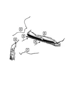 Windshield Washer Nozzle - Mopar (68229316AA) - view 19