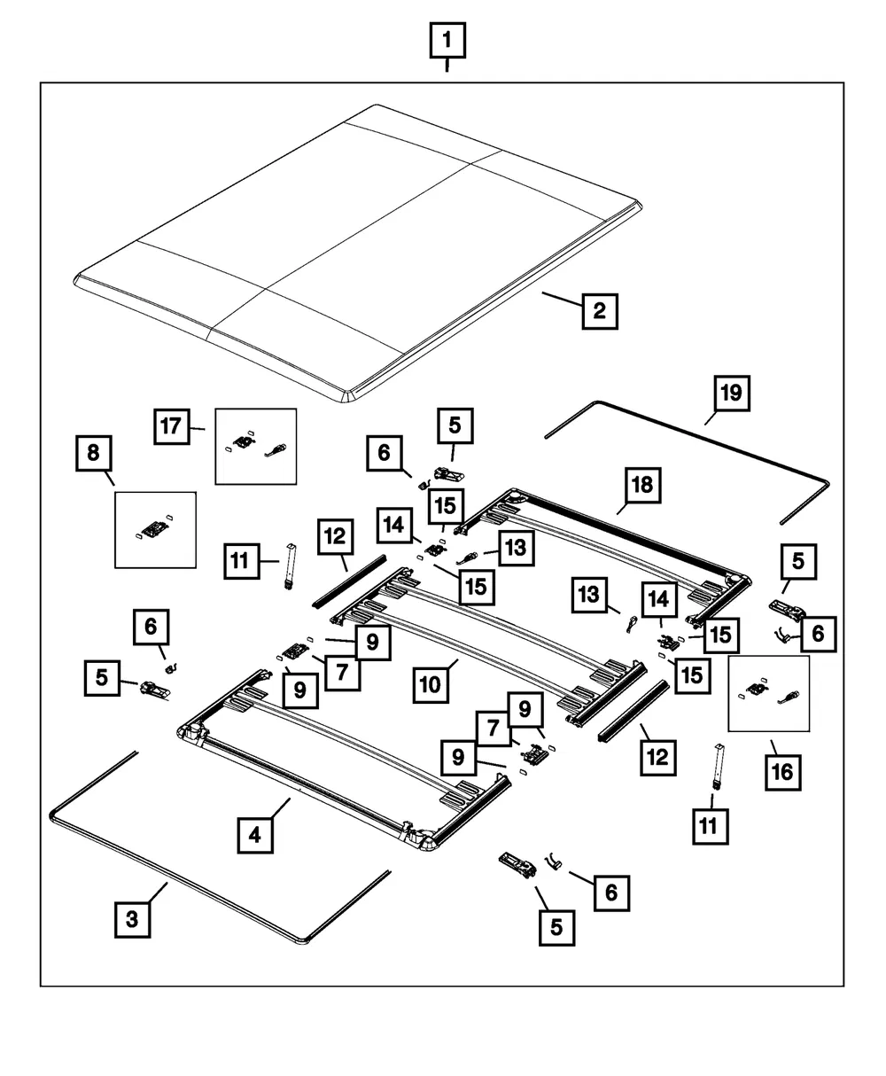 Catch Latch - Mopar (68229461ab)