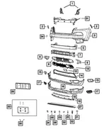 Front Upper Fascia - Mopar (68232277AC) - view 16