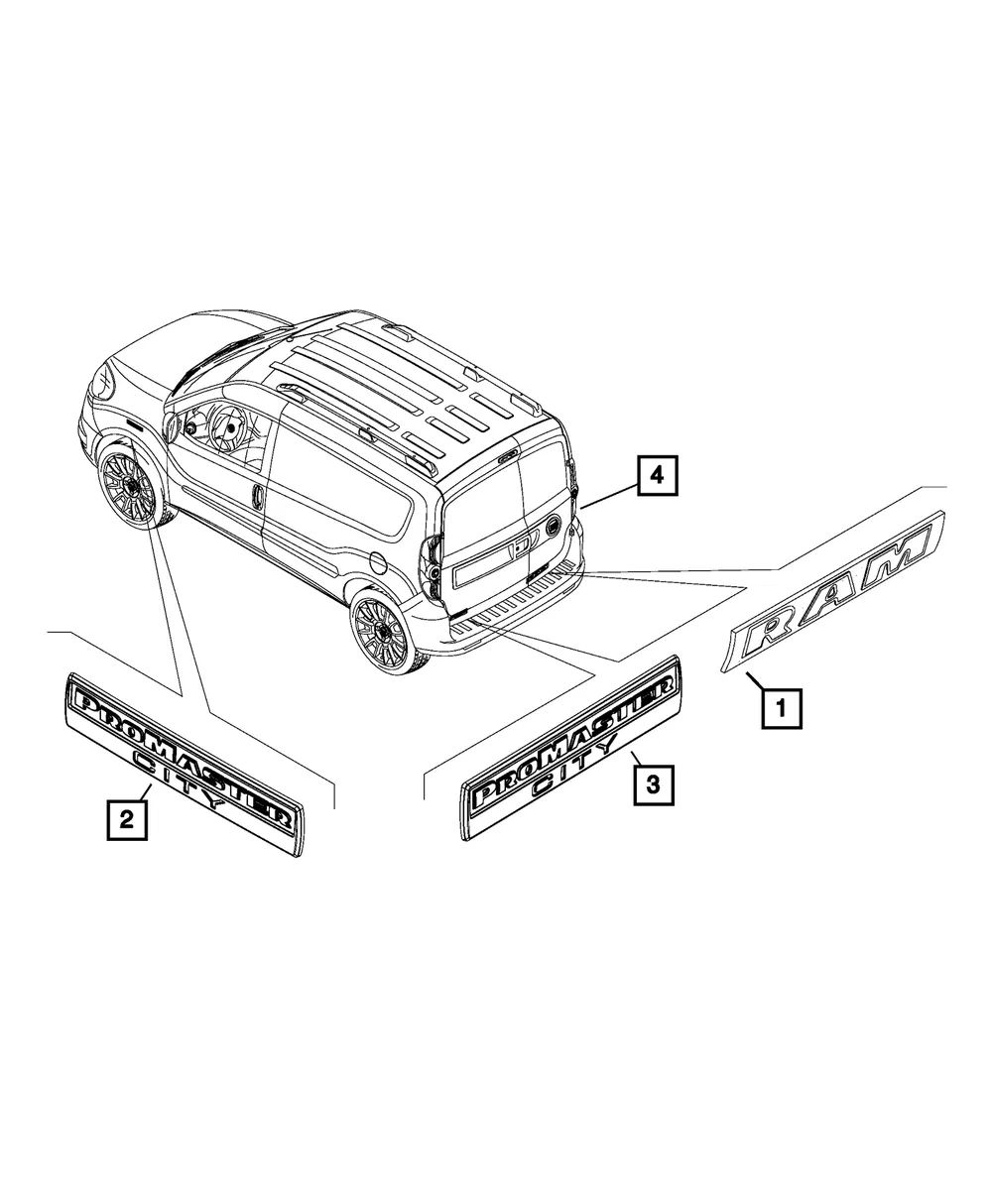 Nameplate - Mopar (68235558AA) - view 7
