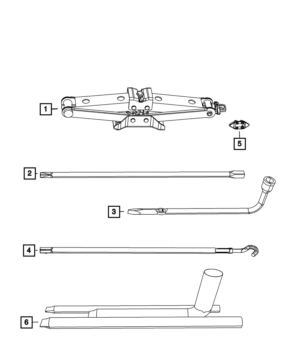 Jack Handle Extension - Mopar (68237106aa) - view 3