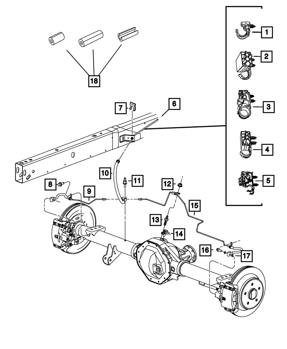Rubber Bumper - Mopar (68242896AA) - view 7