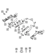 Fender Mounting Front Bracket, Left - Mopar (68243603ab) - view 10