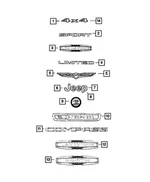Hood Nameplate - Mopar (68243731aa) - view 8