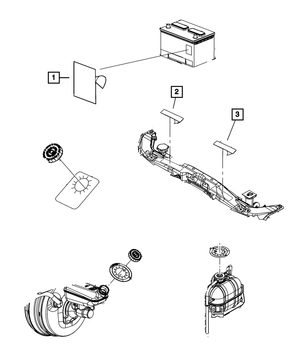 Air Conditioning System Label - Mopar (68243738AC) - view 5