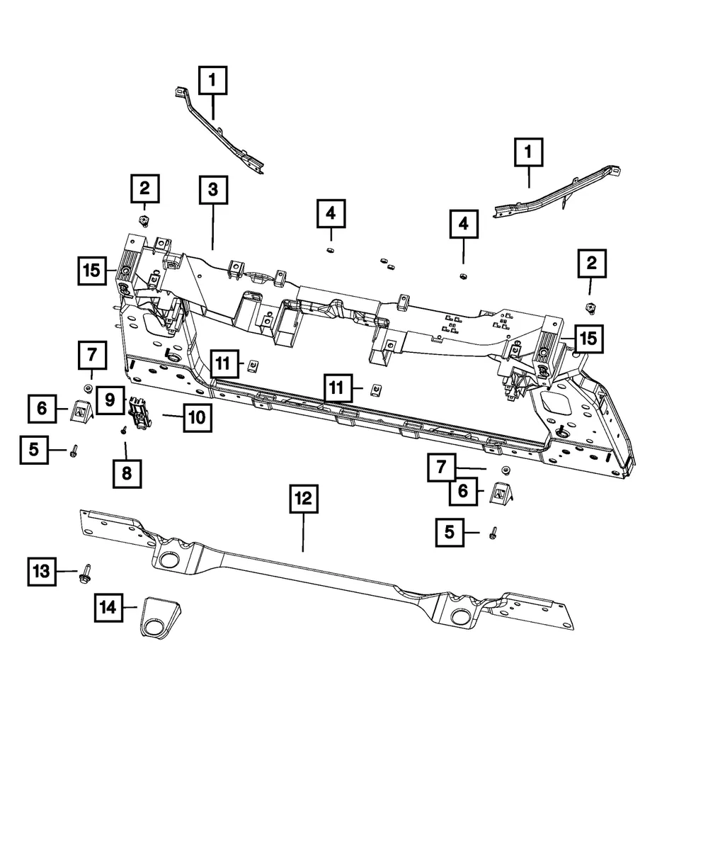 Hood Catch Bracket - Mopar (68245452AA) - view 7