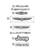 Nameplate - Mopar (68247415AA) - view 17