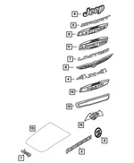 Nameplate - Mopar (68247419AA) - view 14