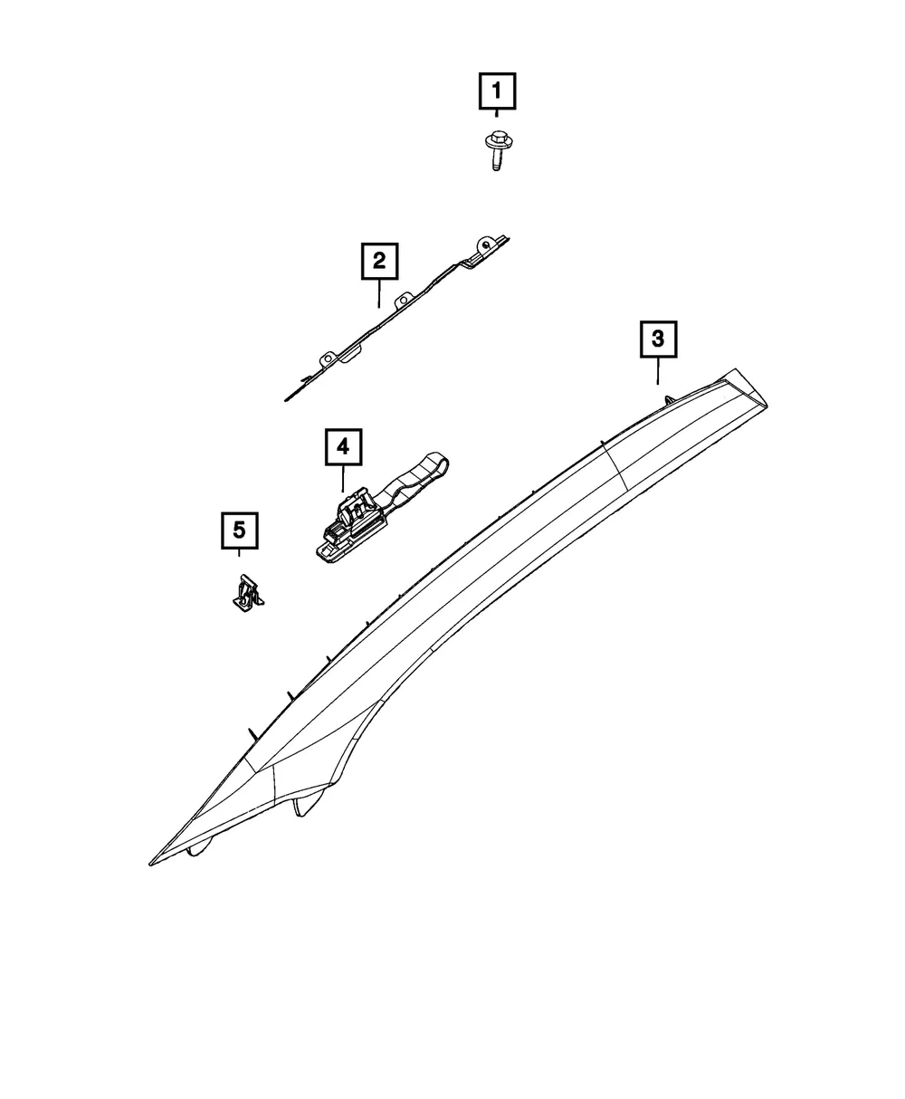 A-Pillar Bracket, Right - Mopar (68249964ad) - view 9