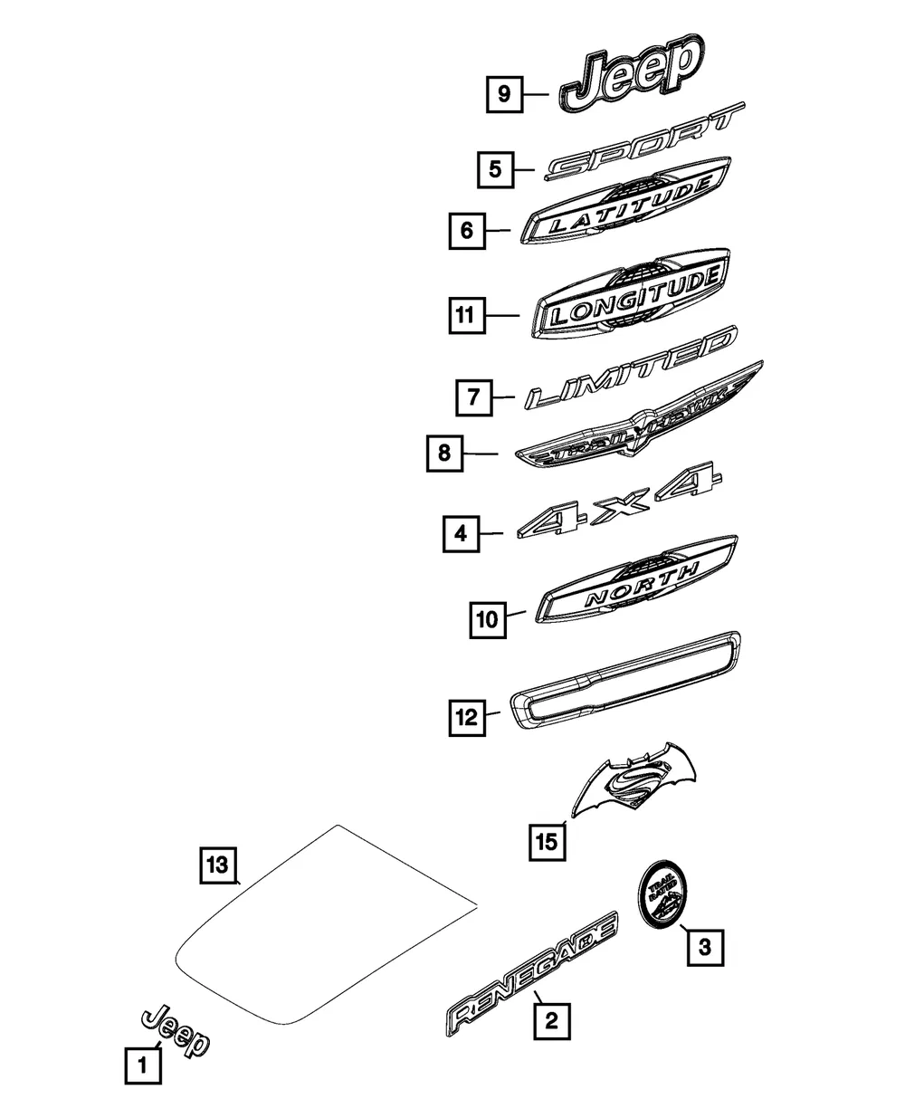 Nameplate, US - Mopar (68256485AA) - view 8