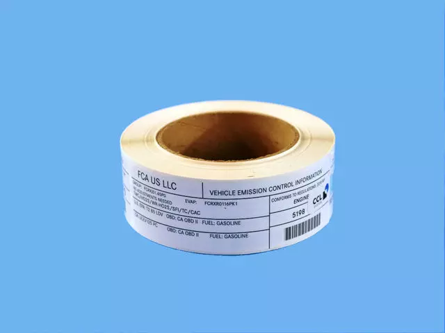 Label - Mopar (68256555AA) - view 4