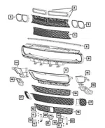 Lower Grille - Mopar (68259756AA) - view 27