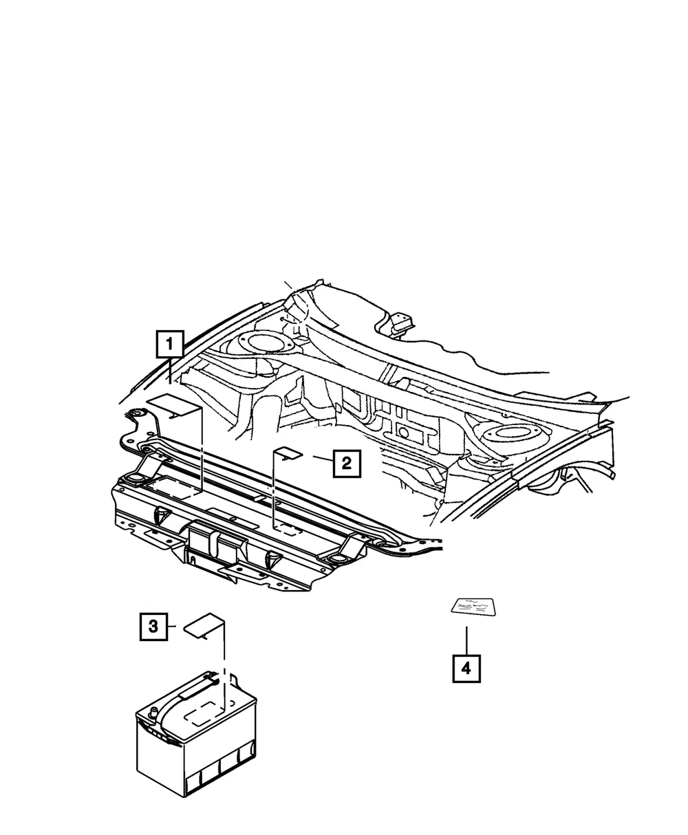 Air Conditioning System Label - Mopar (68259899AB) - view 3