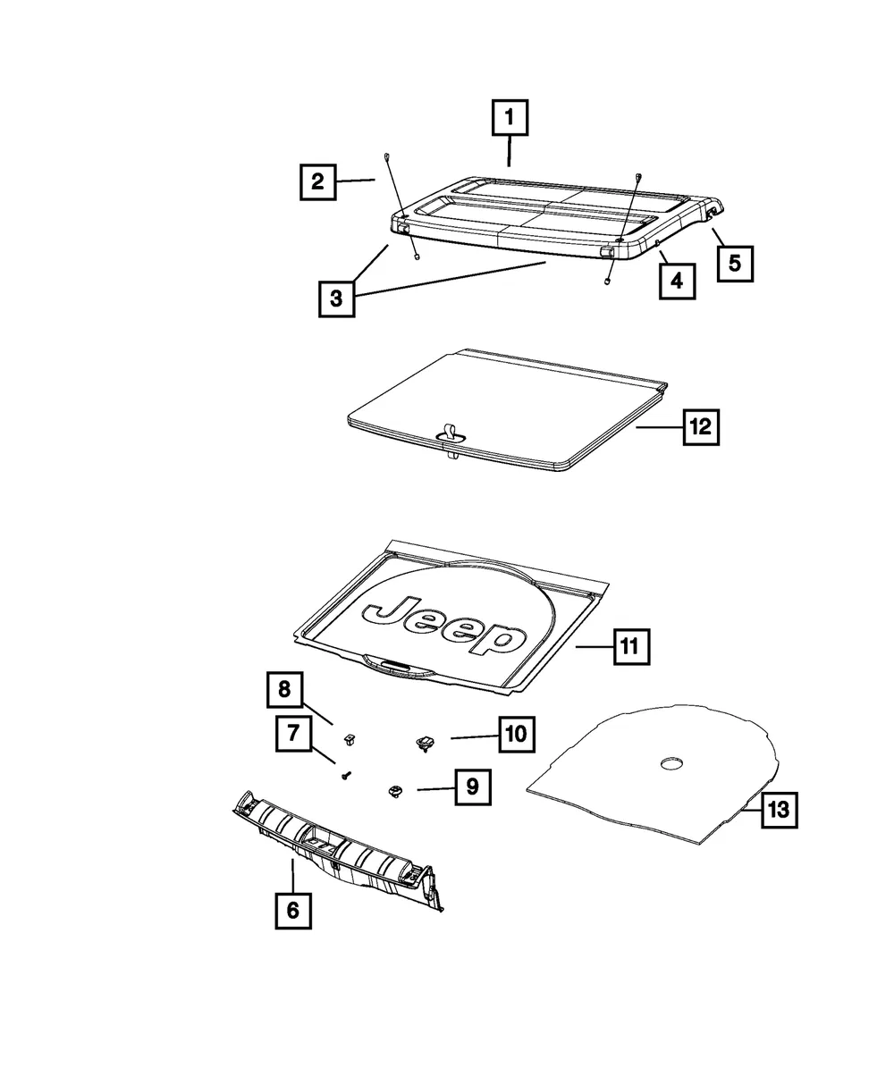 Rubber Bumper - Mopar (68263114AA) - view 9