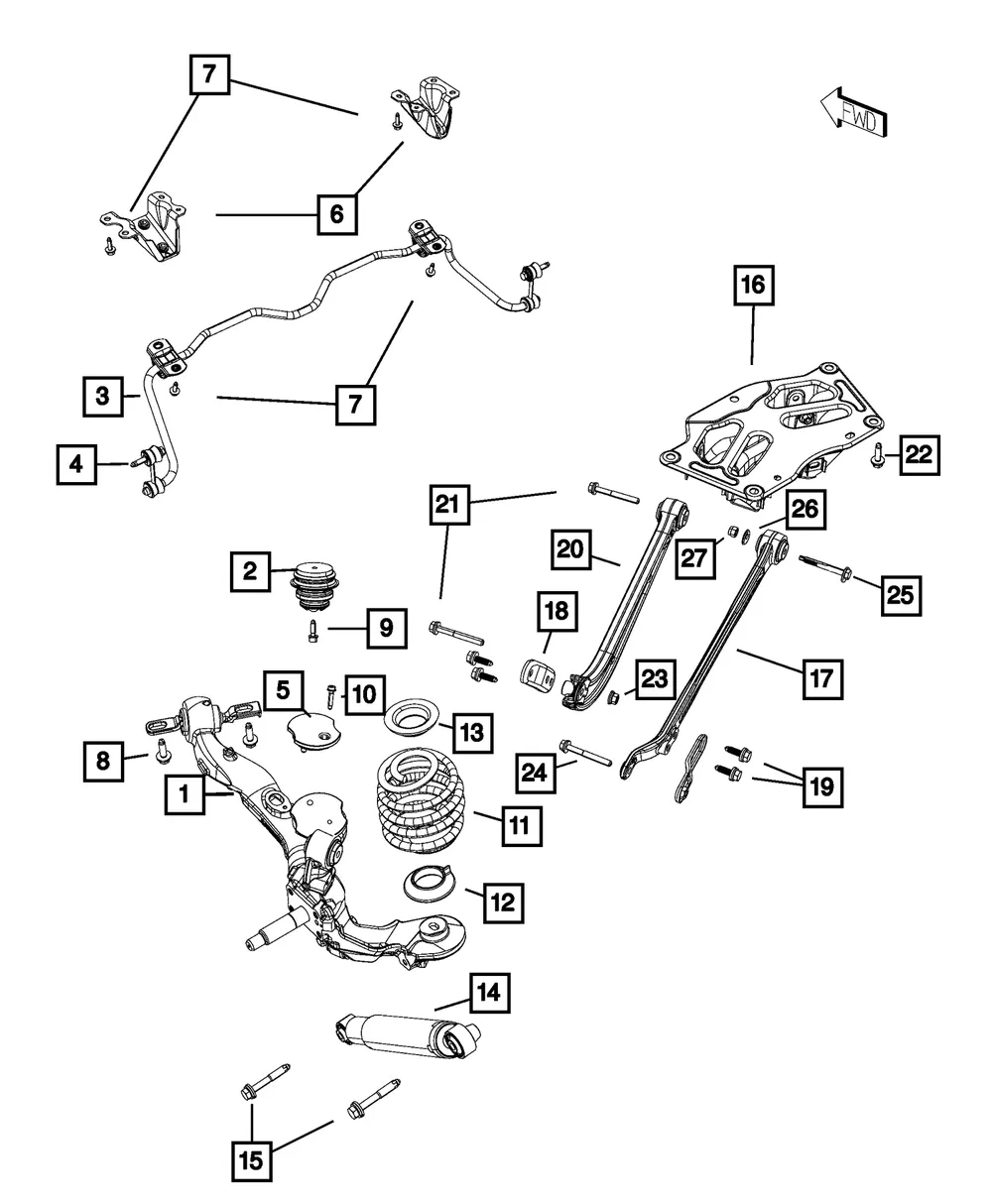 Jounce Bumper - Mopar (68263231AA) - view 7