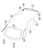 Windshield - Mopar (68263465aa) - view 13