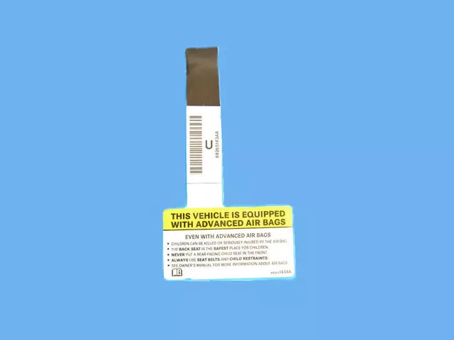 Air Bag Warning Label - Mopar (68265143AA)