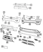 Lower Grille - Mopar (68265255AA) - view 18