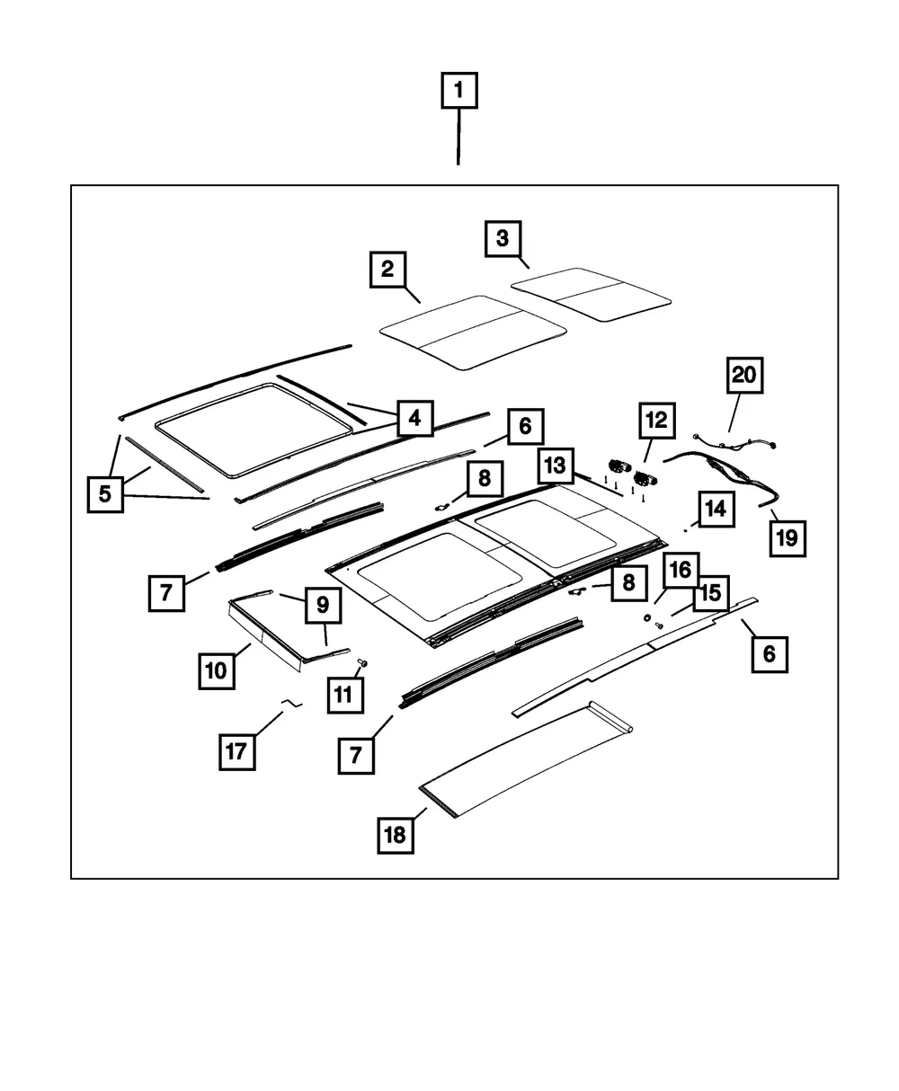 Wind Deflector Cloth - Mopar (68266526aa) - view 4