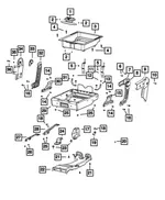 Seat Latch - Mopar (68268910aa) - view 6