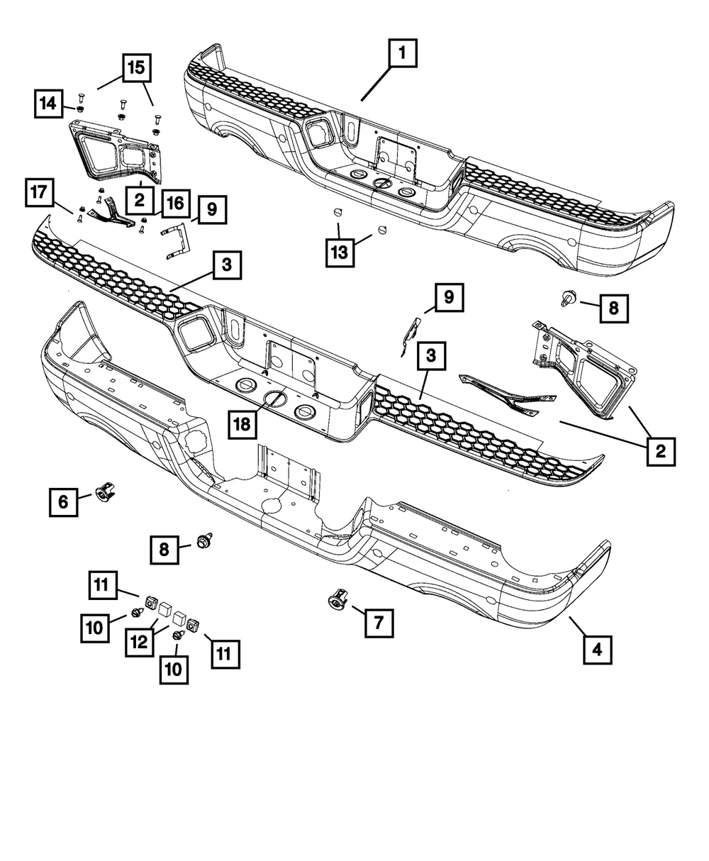 Step Bumper - Mopar (68271594aa) - view 4