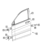 Front Door, Left - Mopar (68274939AC) - view 16
