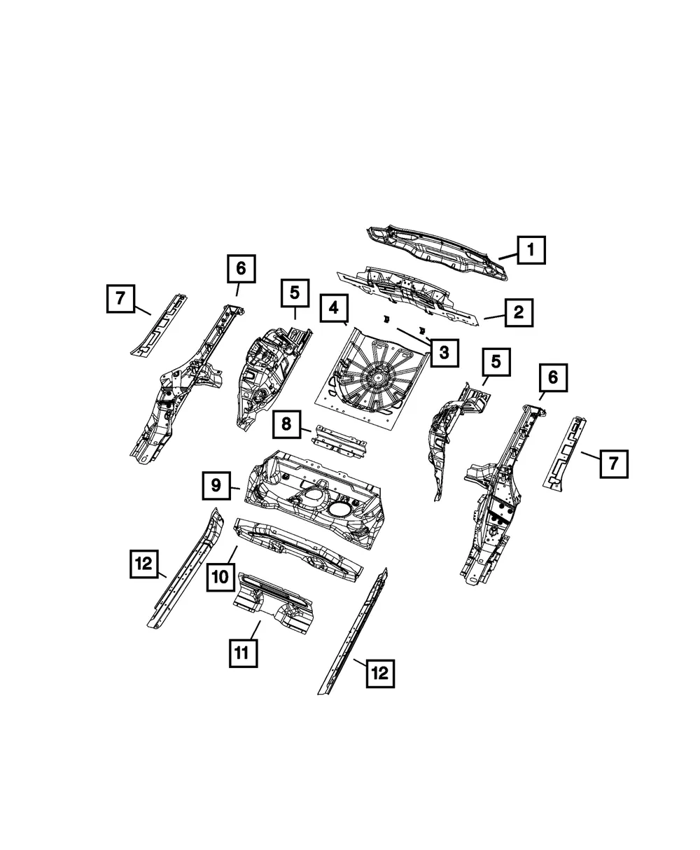 Fascia Bracket - Mopar (68276208AA) - view 11