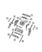 Fascia Bracket - Mopar (68276208AA) - view 22