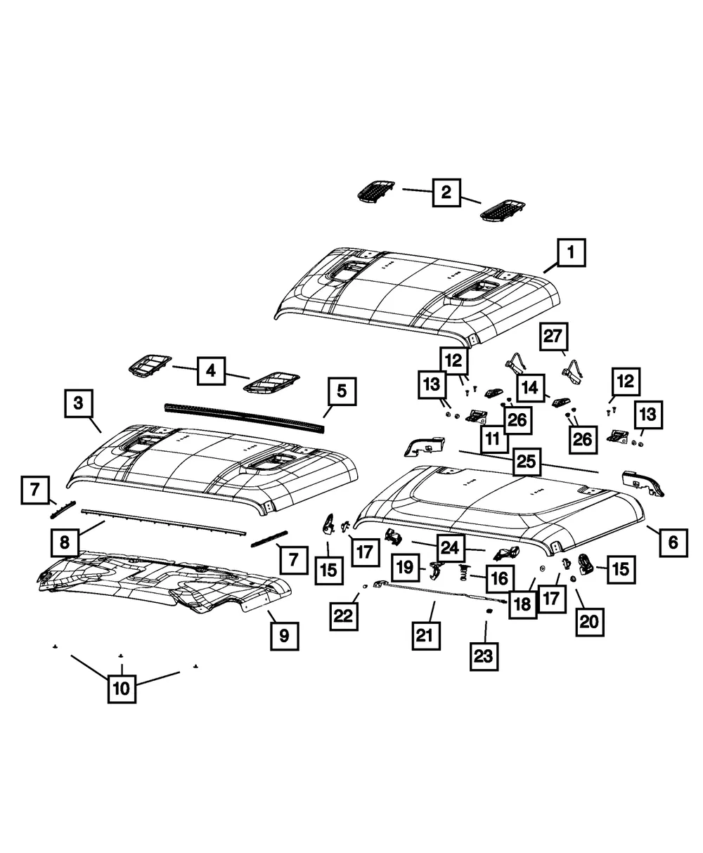 Hood - Mopar (68281949ad)