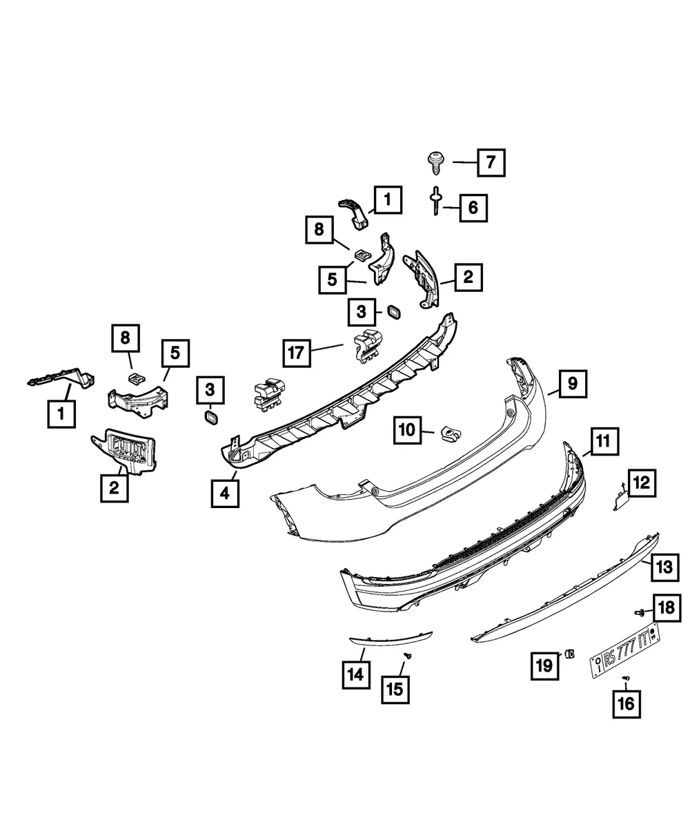 Fascia Support Bracket - Mopar (68285418aa) - view 5