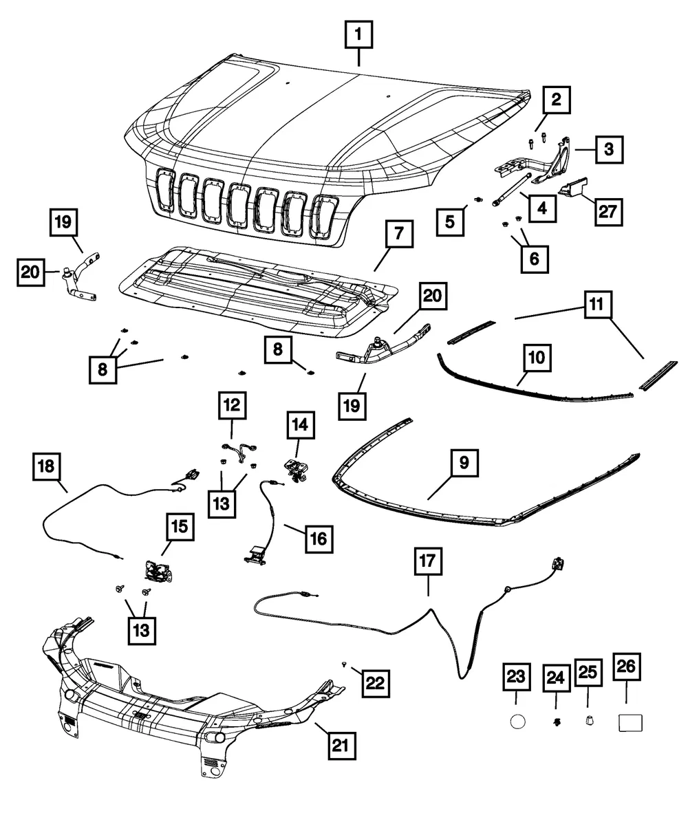 Release Handle - Mopar (68290771AB) - view 6