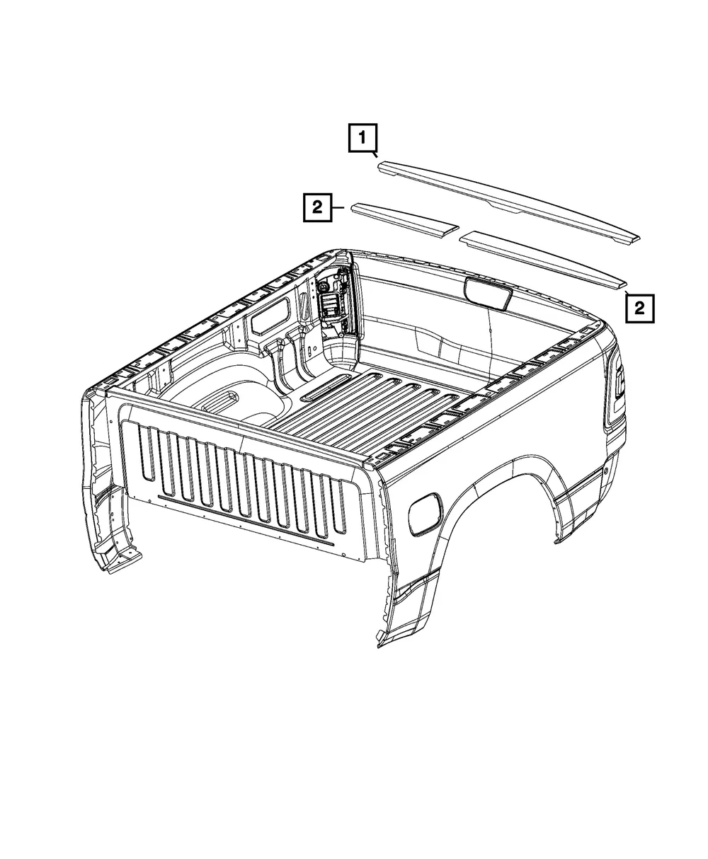 Tailgate Spoiler - Mopar (68292635ac) - view 4