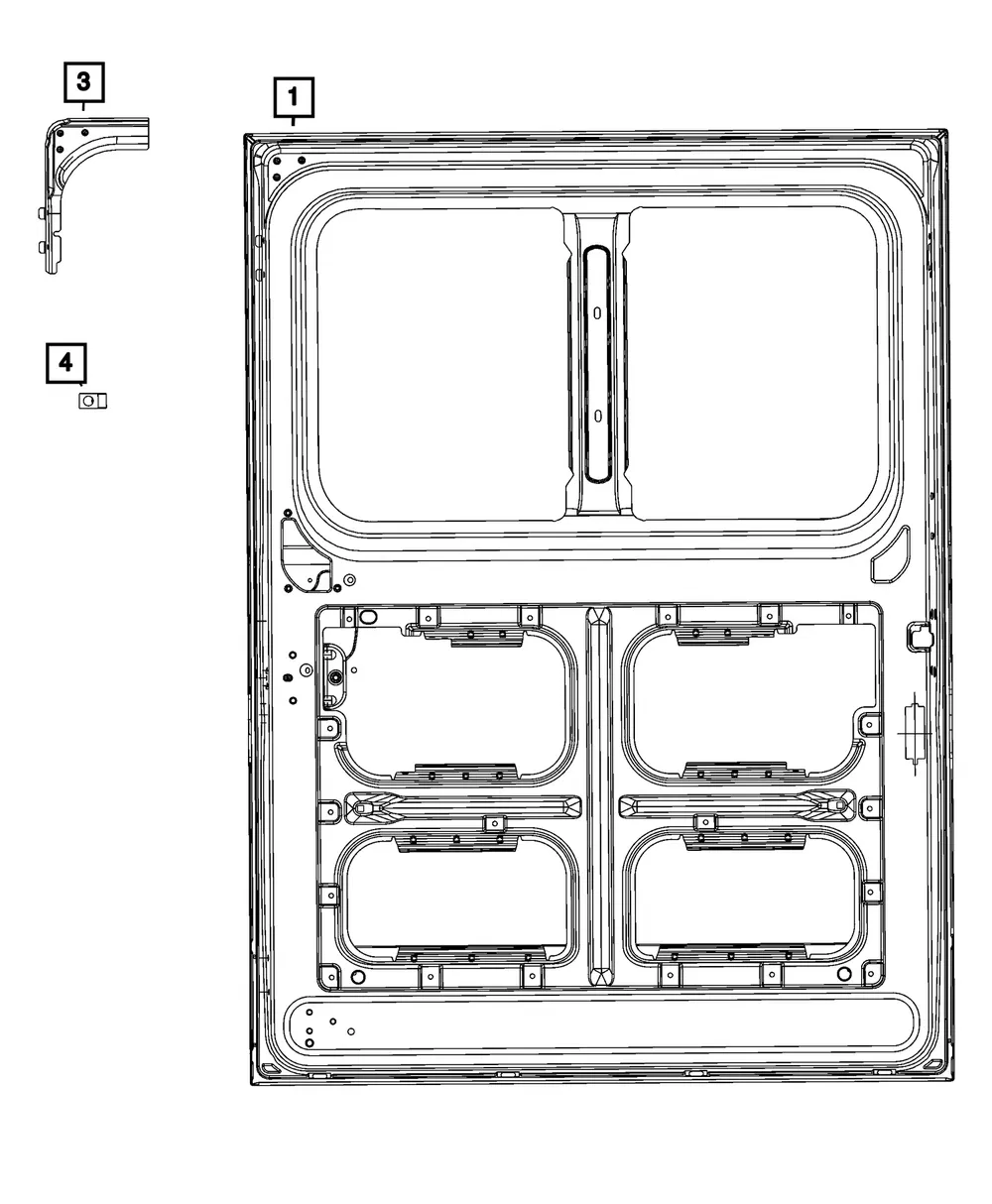 Door Seal - Mopar (68293204ab)