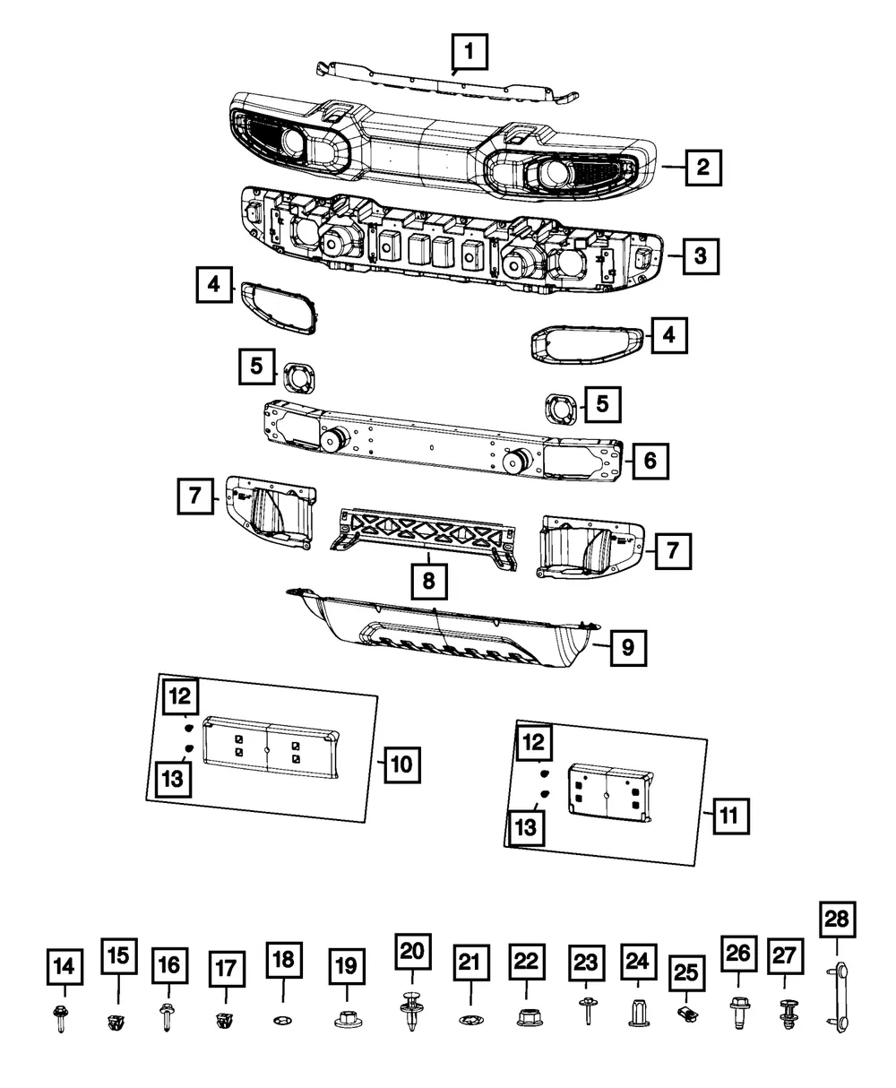 Front Bumper Beam - Mopar (68293716ac) - view 6