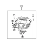 Console Lid Bumper - Mopar (68299651aa) - view 2